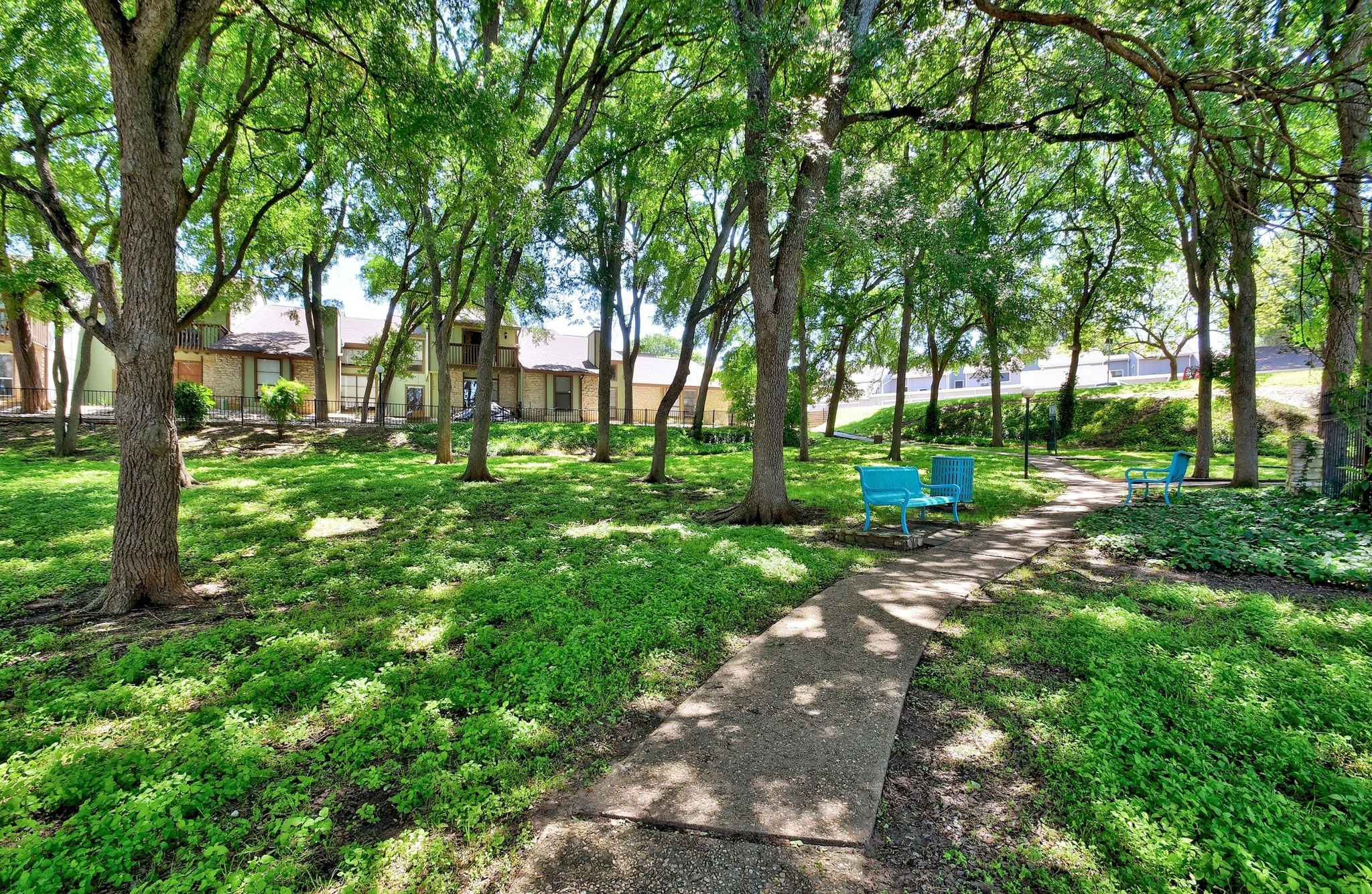 1750 Timber Ridge Road, Unit 102 Austin, TX 78741 - Photo 22 of 24 a view of a park with large trees