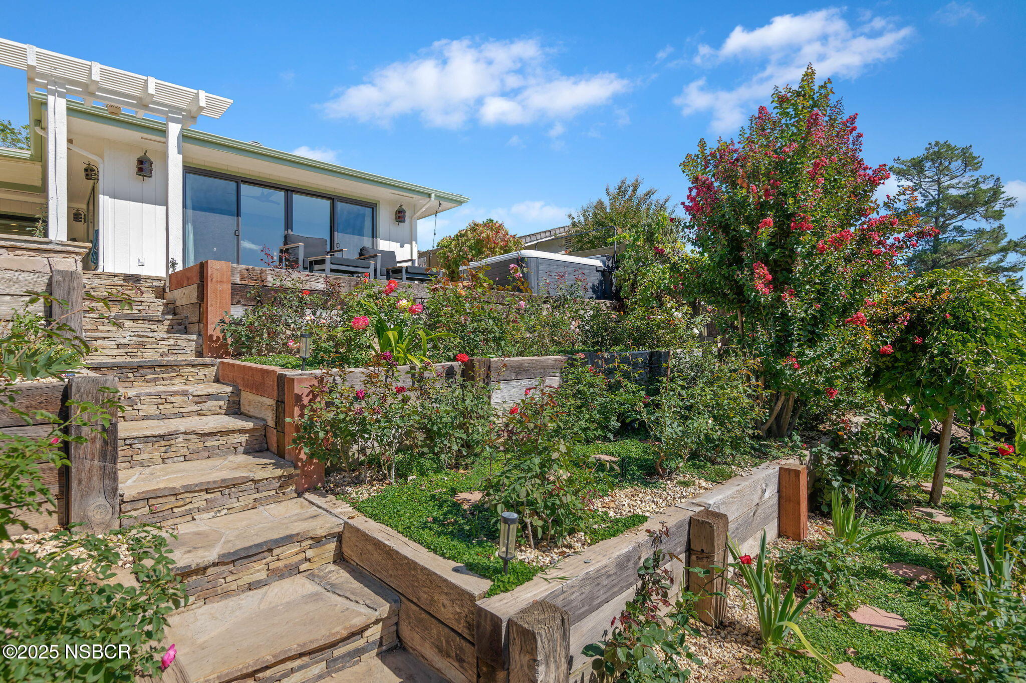 137 3rd Street Solvang, CA 93463 - Photo 35 of 48 a view of a garden in front of house