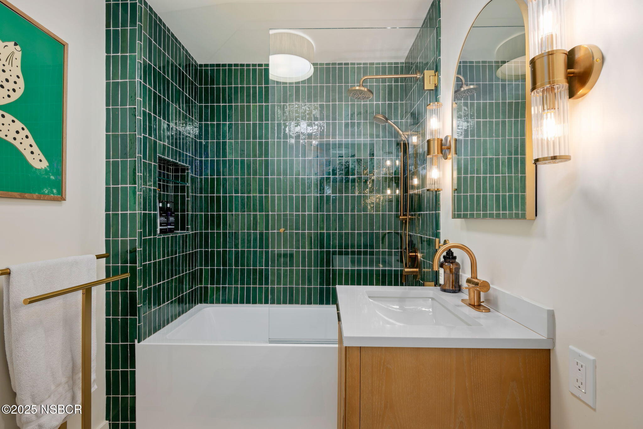 137 3rd Street Solvang, CA 93463 - Photo 46 of 48 a bathroom with a sink toilet and shower