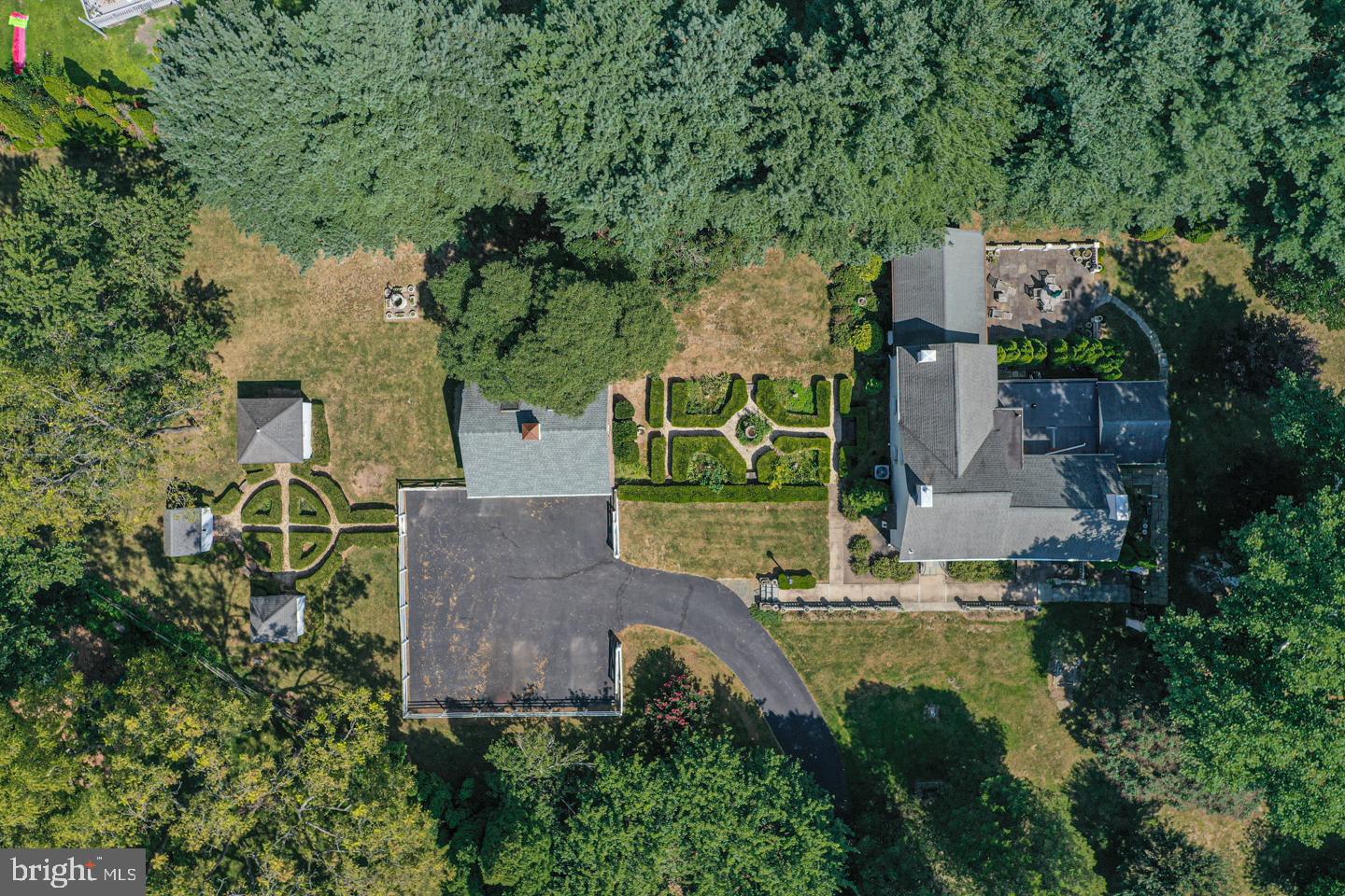 1224 Taylorsville Road Washington Crossing, PA 18977 - Photo 80 of 86 an aerial view of a house with outdoor space