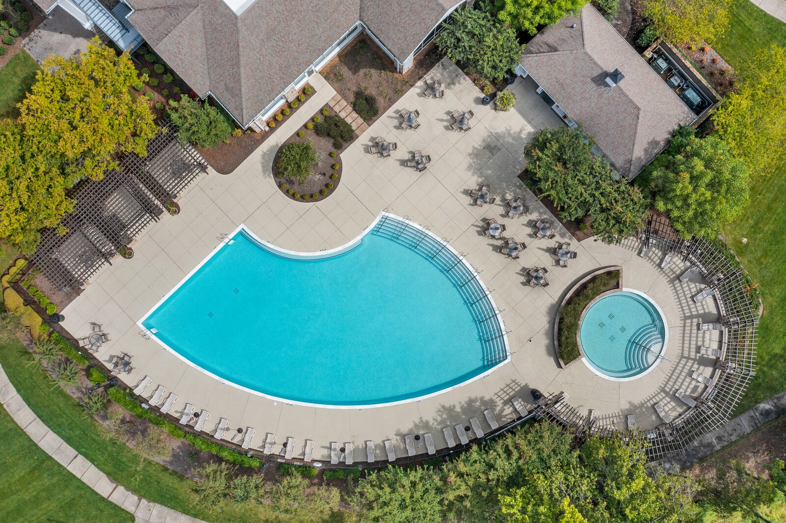116 Dahlgren Drive Mount Juliet, TN 37122 - Photo 19 of 20 an aerial view of a house with swimming pool and outdoor space