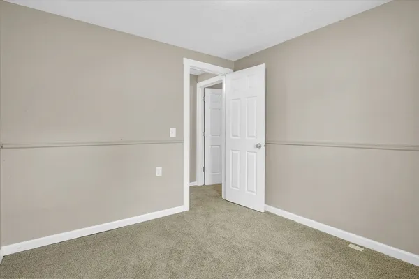 a view of an empty room
