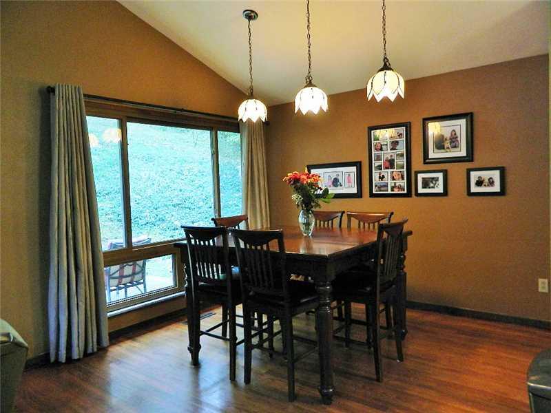 145 Byron Road Pittsburgh, PA 15237 - Photo 4 of 22 Dining Room. The Spacious Dining Room has Cathedral Ceilings, Large Picture Window and Hardwood Flooring