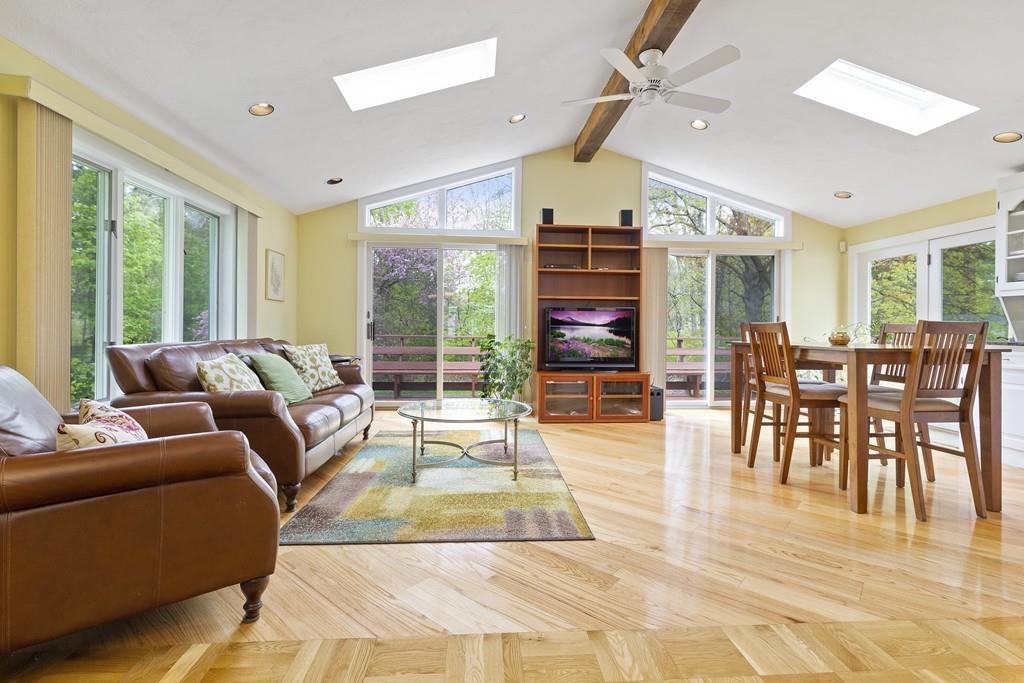 54 Joyce Road Framingham, MA 01701 - Photo 16 of 42 a living room with furniture dining table and a large window
