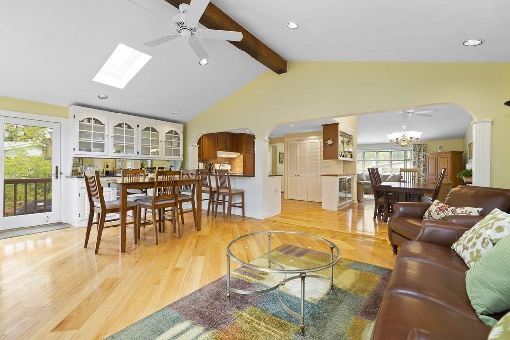 54 Joyce Road Framingham, MA 01701 - Photo 17 of 42 a view of a dining room with furniture window and wooden floor