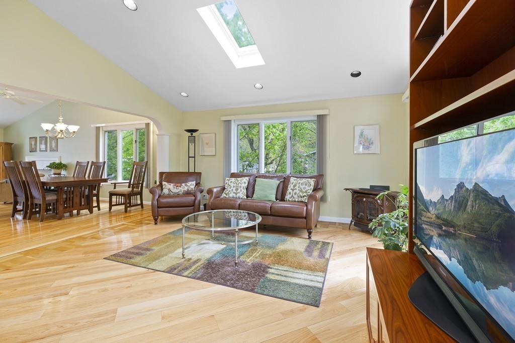 54 Joyce Road Framingham, MA 01701 - Photo 19 of 42 a living room with furniture and a flat screen tv