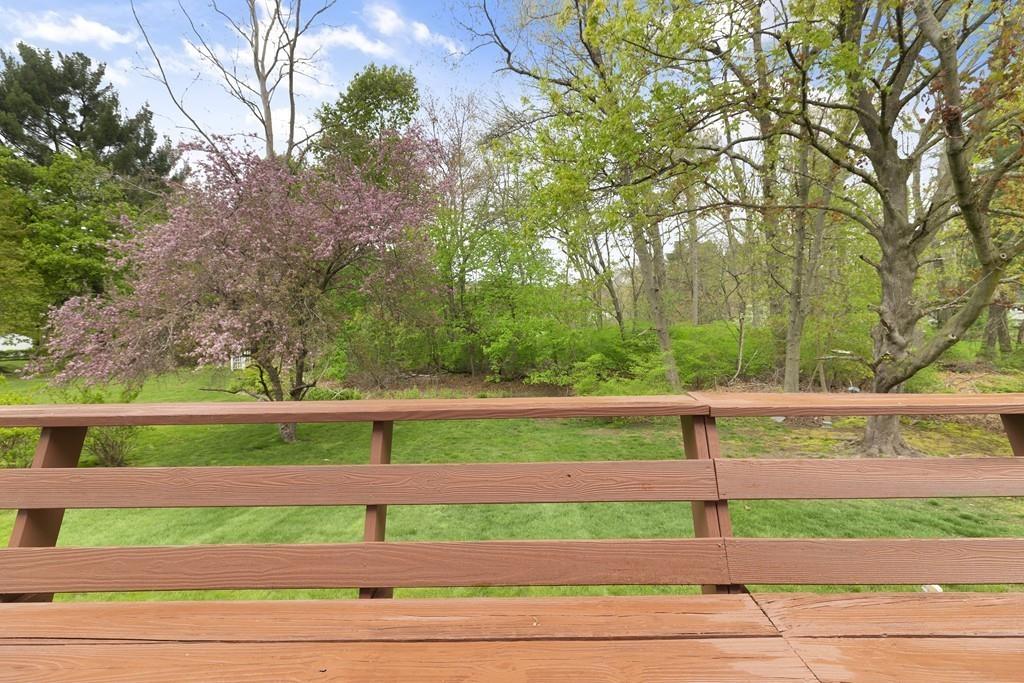 54 Joyce Road Framingham, MA 01701 - Photo 32 of 42 a green bench sitting in front of a tree