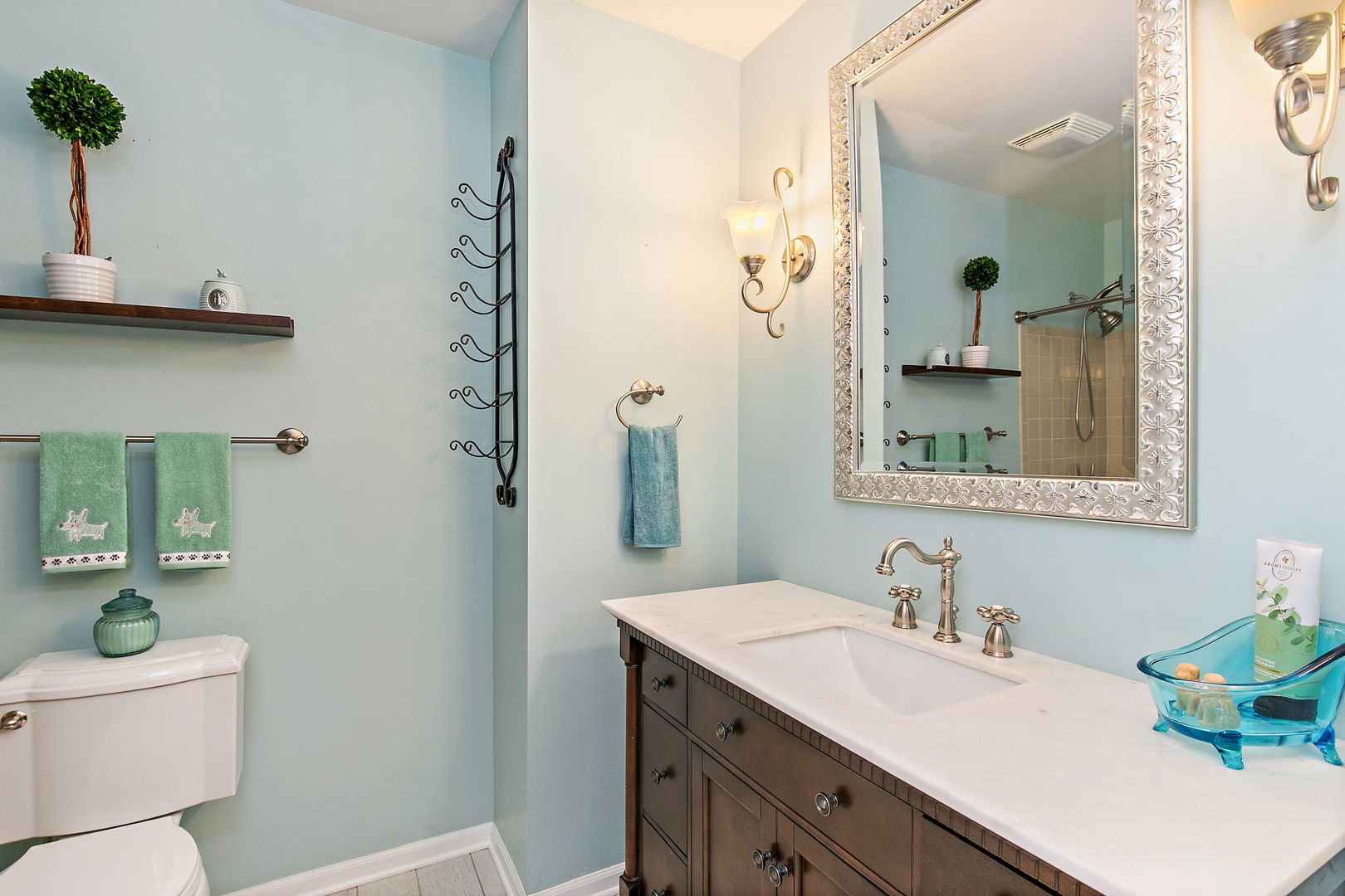 112 Thompson Boulevard Buffalo Grove, IL 60089 - Photo 25 of 34 a bathroom with a sink and a mirror