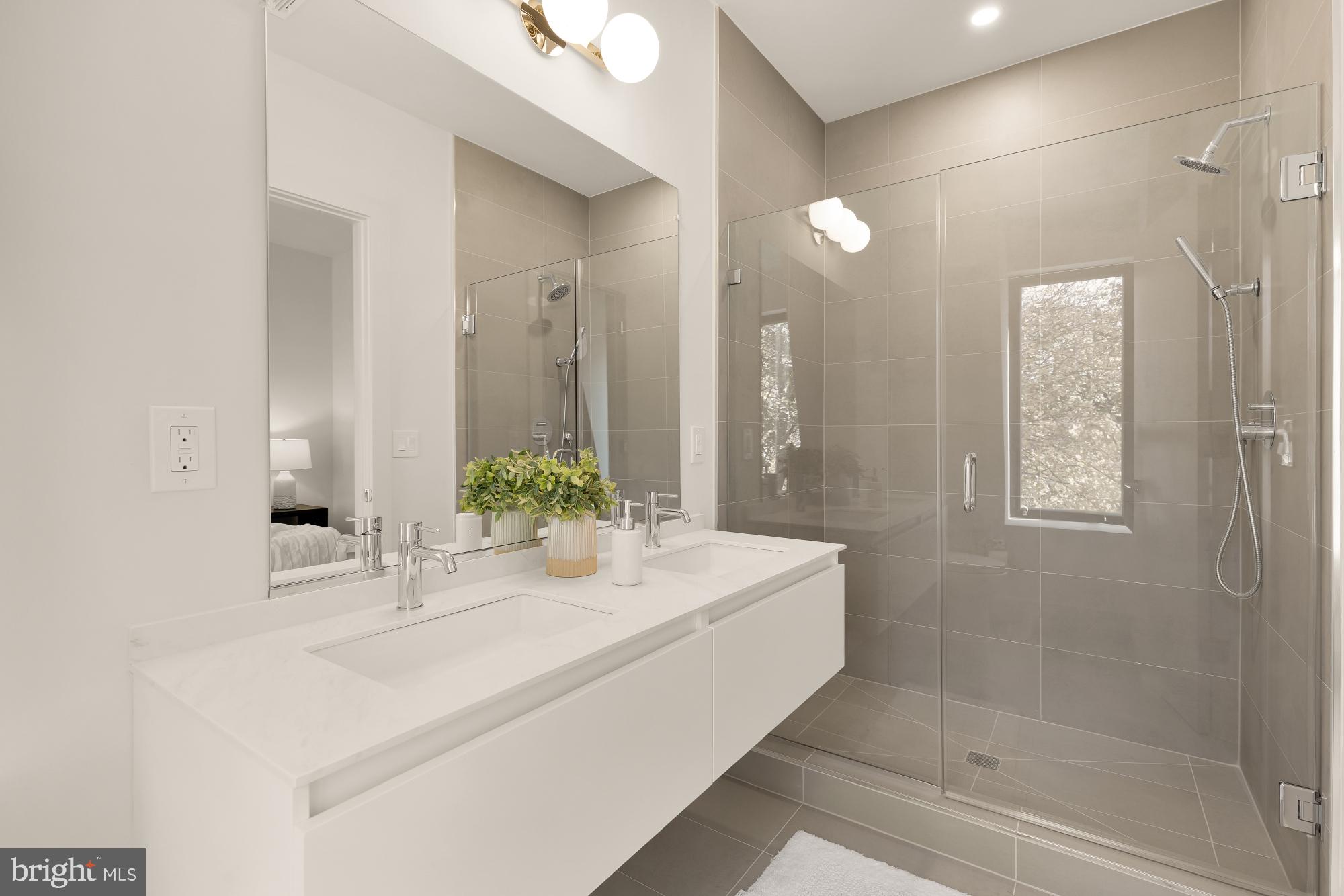 2647 41st Street Northwest, Unit 4 Washington, DC 20007 - Photo 18 of 35 Luxury en-suite bathroom