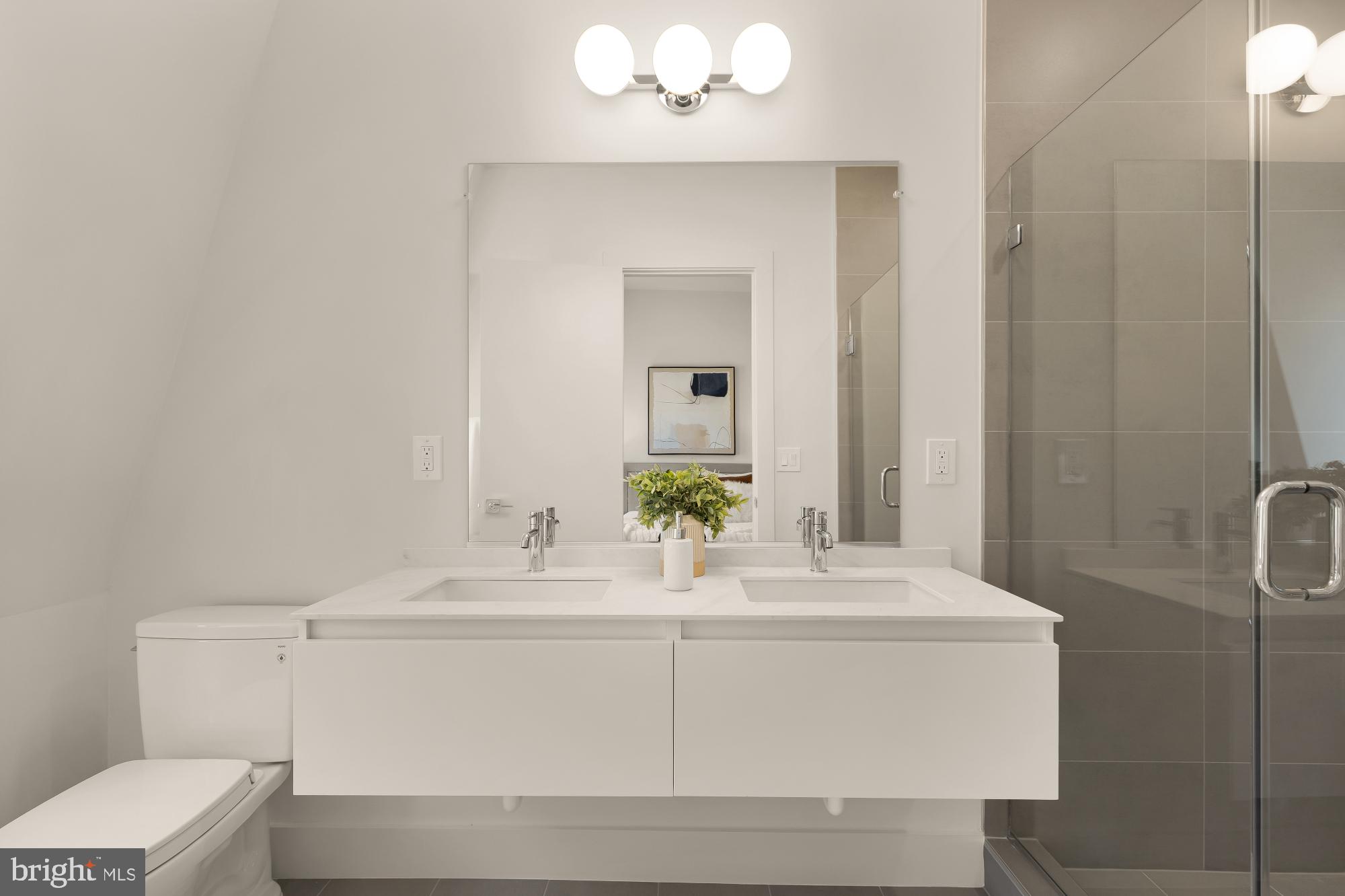 2647 41st Street Northwest, Unit 4 Washington, DC 20007 - Photo 19 of 35 Dual vanity