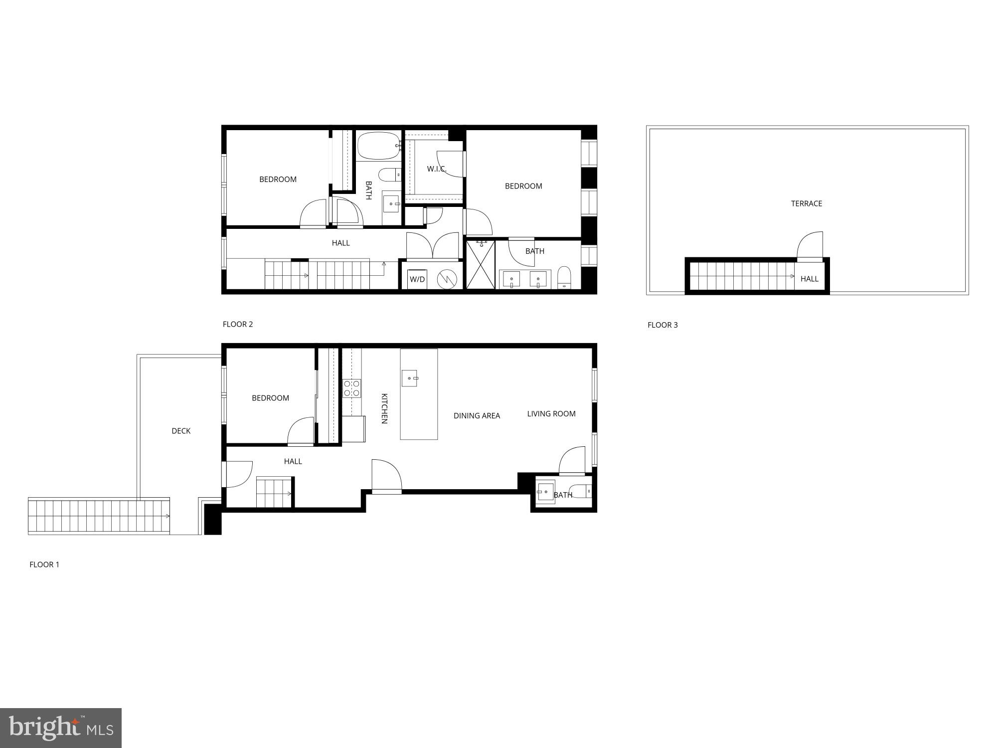 2647 41st Street Northwest, Unit 4 Washington, DC 20007 - Photo 35 of 35 Floorplan