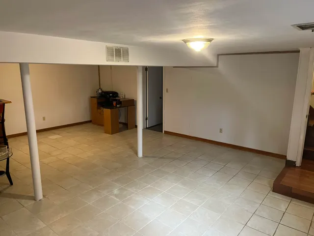 a view of empty room