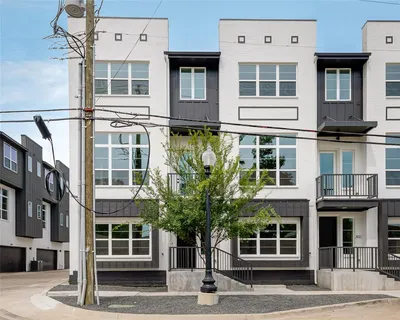a front view of a building with a window