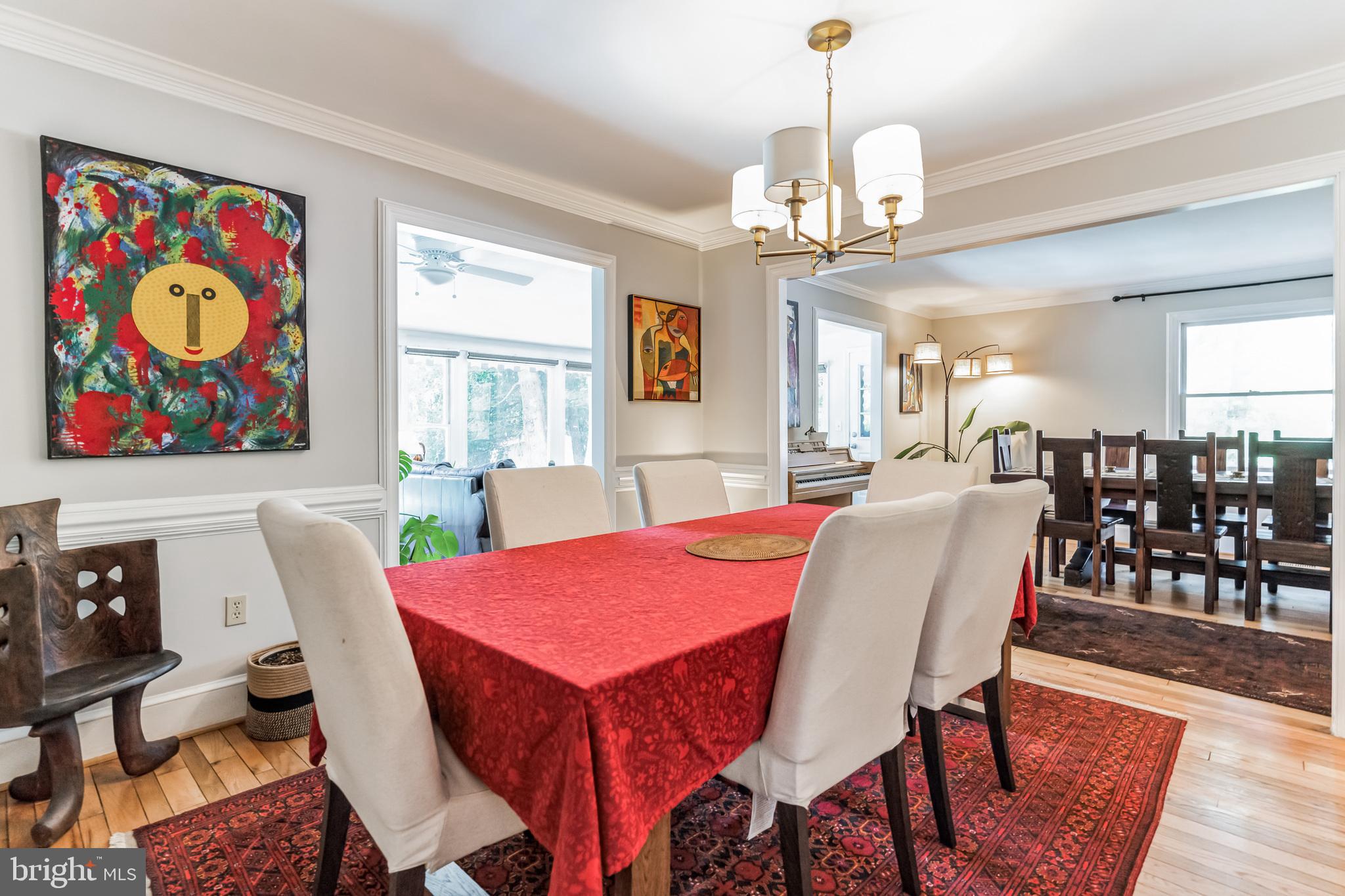 9329 Harvey Road Silver Spring, MD 20910 - Photo 9 of 40 a view of a dining room with furniture