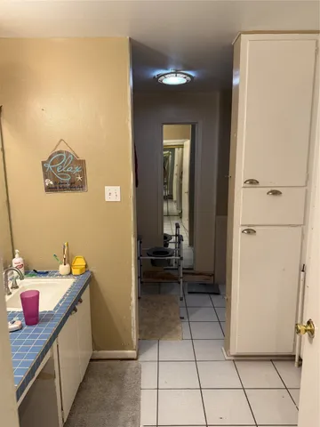 a room with storage and utility