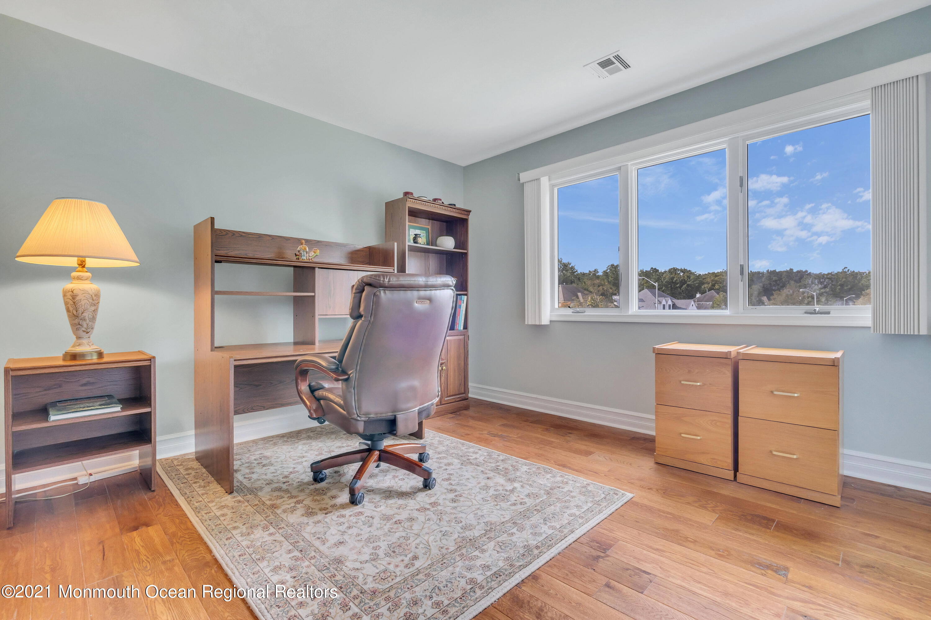 230 Crest Hill Road Toms River, NJ 08755 - Photo 40 of 59 a view of a workspace with furniture and a window