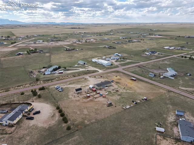 961 Buffalo Run Road Calhan, CO 80808 - Photo 10 of 45 Bird's eye view with a rural view