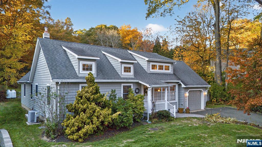 a aerial view of a house