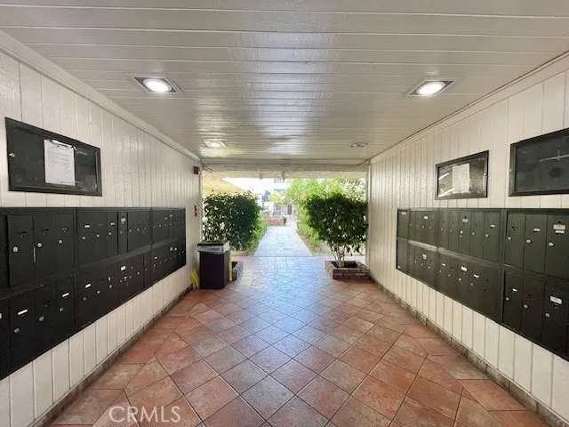a view of a shop with door