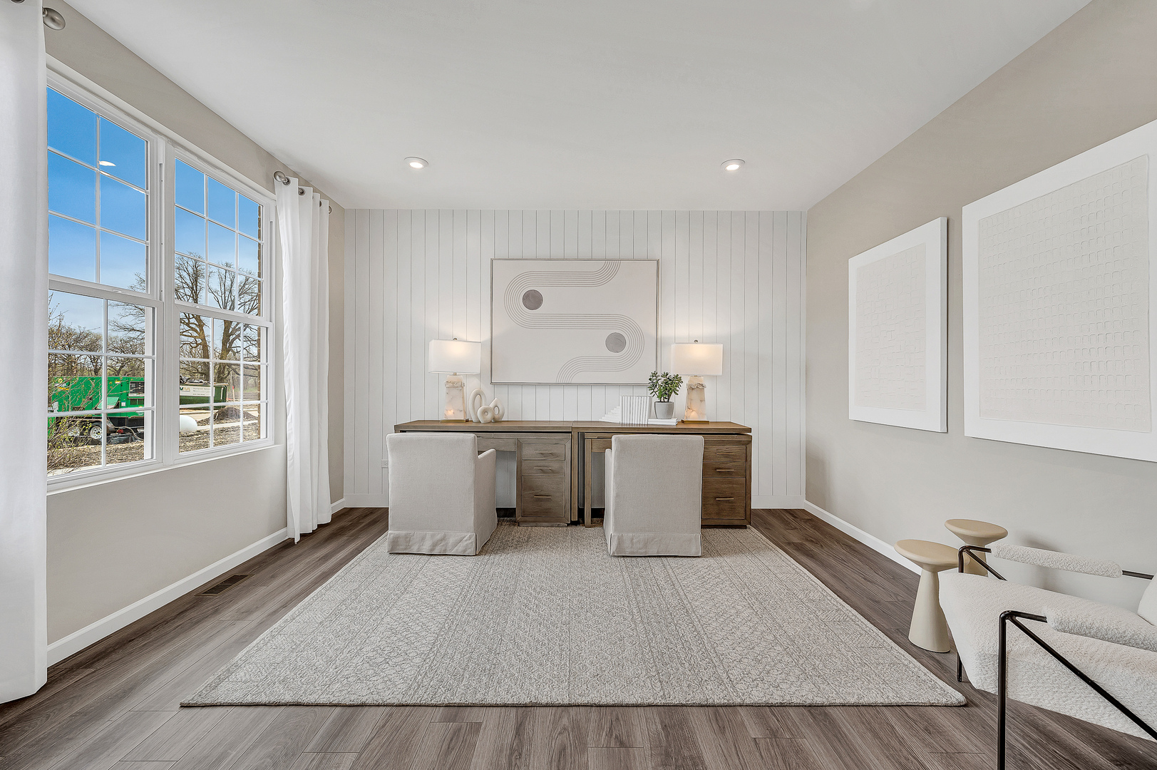 2951 Amaranth Court Aurora, IL 60503 - Photo 10 of 16 a spacious bathroom with a double vanity sink a mirror and a bathtub