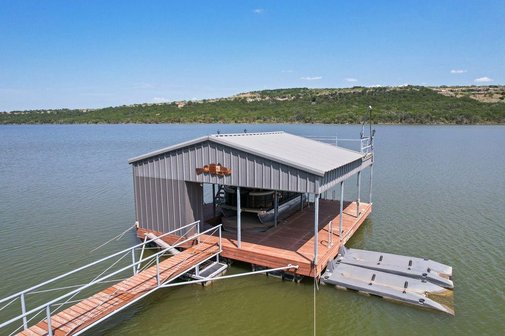 3617 Brandy Road Caddo, TX 76429 - Photo 32 of 40 Dock area with a water view