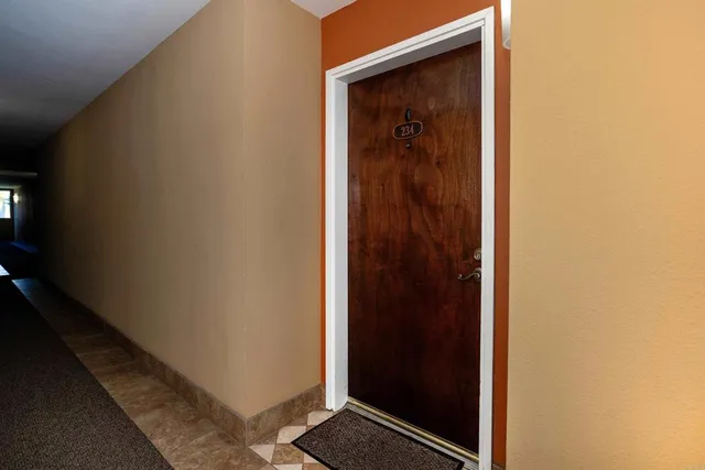 a view of front door