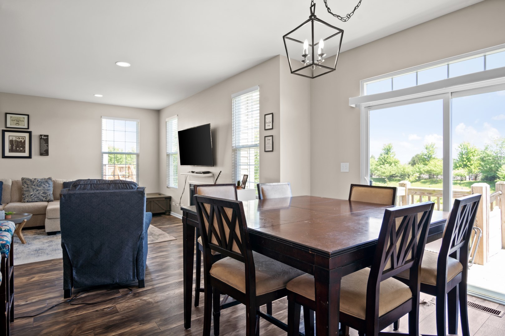 2919 Church Road Aurora, IL 60502 - Photo 12 of 28 a view of a dining room with furniture window and wooden floor