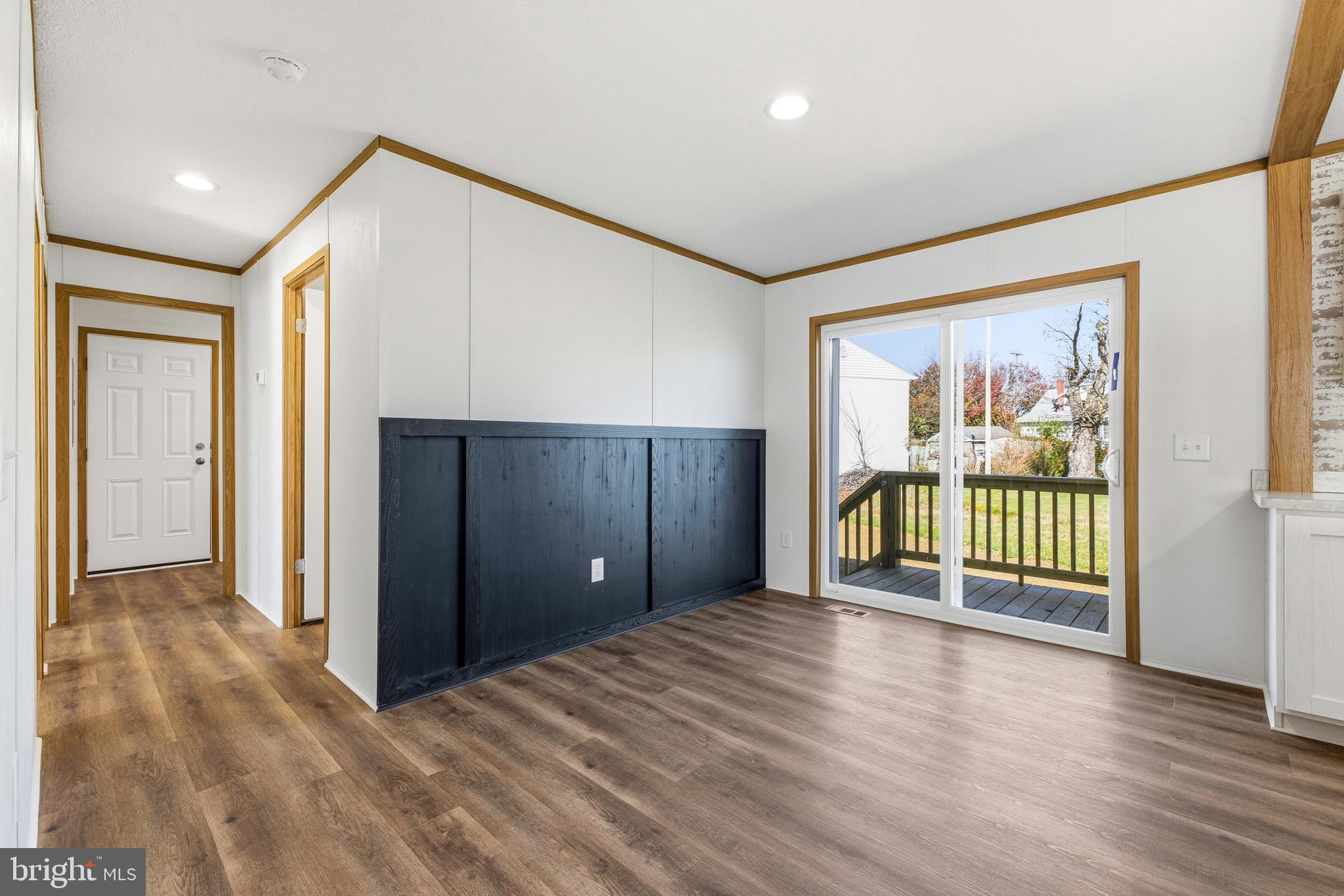 343 Park Road Stanley, VA 22851 - Photo 15 of 48 a view of an empty room with wooden floor and a window