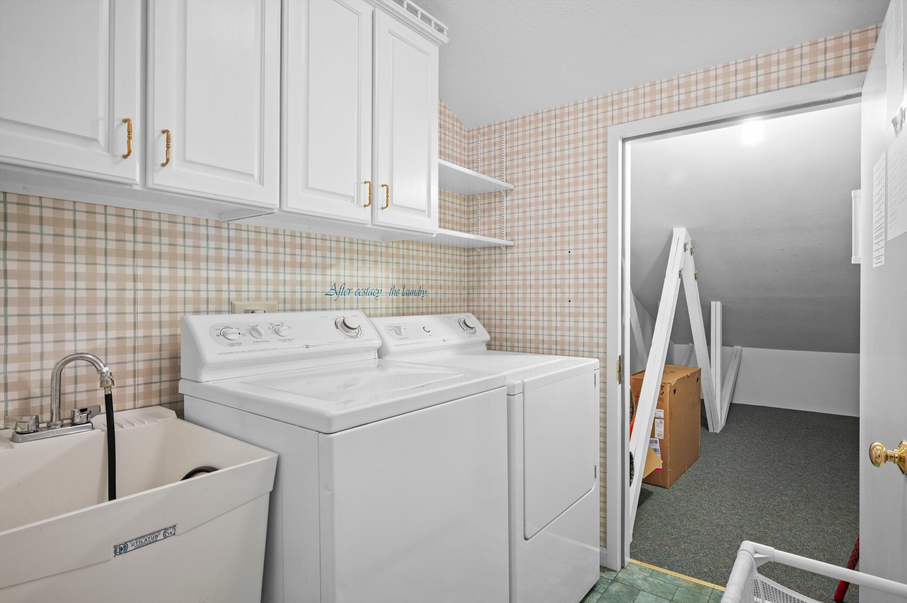 500 West Bender Road, Unit 61 Glendale, WI 53217 - Photo 29 of 36 Laundry Room W/Access to Attic Storage