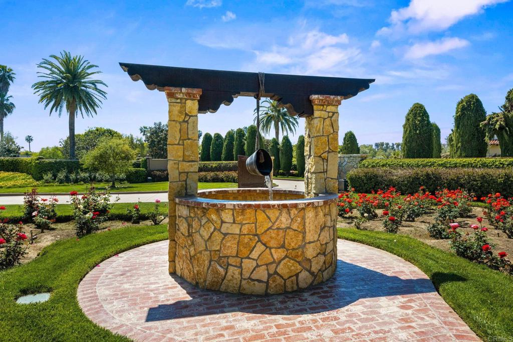 6314 El Apajo Rancho Santa Fe, CA 92067 - Photo 57 of 60 a view of a swimming pool with a patio