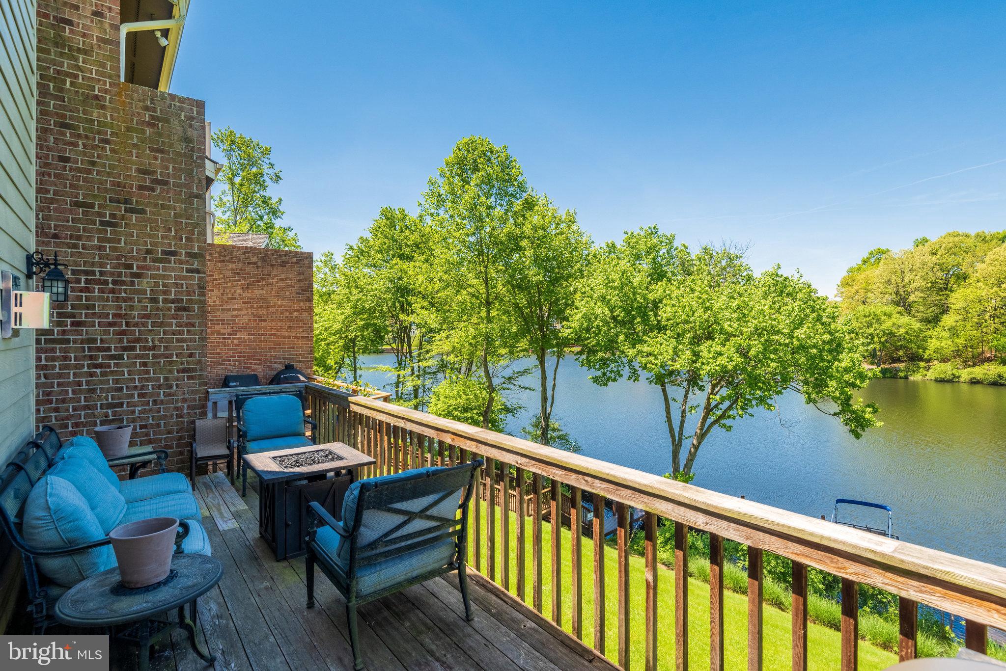 Deck off the living room has amazing views