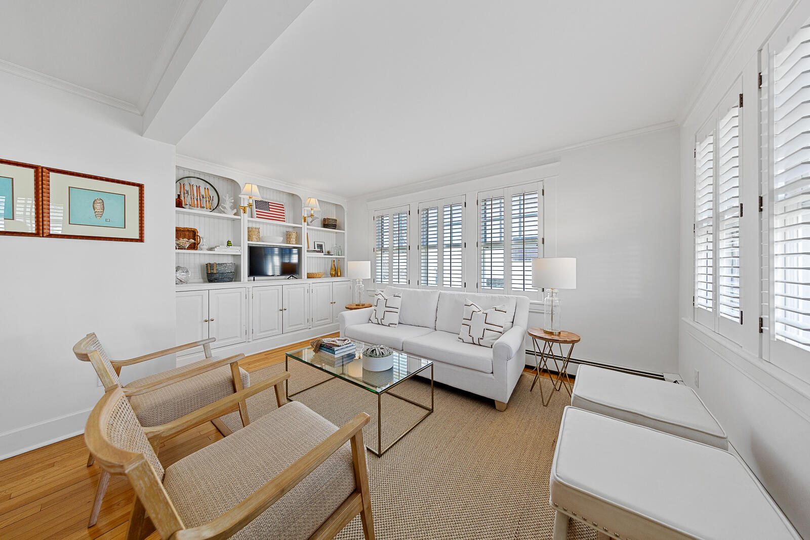 70 Middlesex Road Darien, CT 06820 - Photo 9 of 36 a living room with furniture and a large window