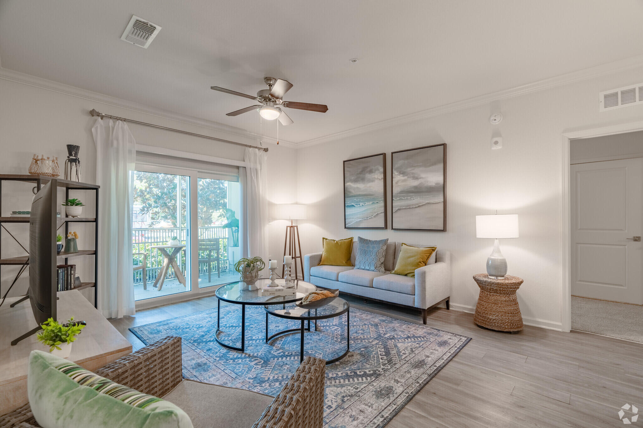 1924 Northwest Federal Highway, Unit 3418 Stuart, FL 34994 - Photo 7 of 18 a living room with furniture and a large window