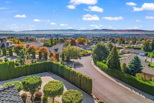 a view of a city from a balcony