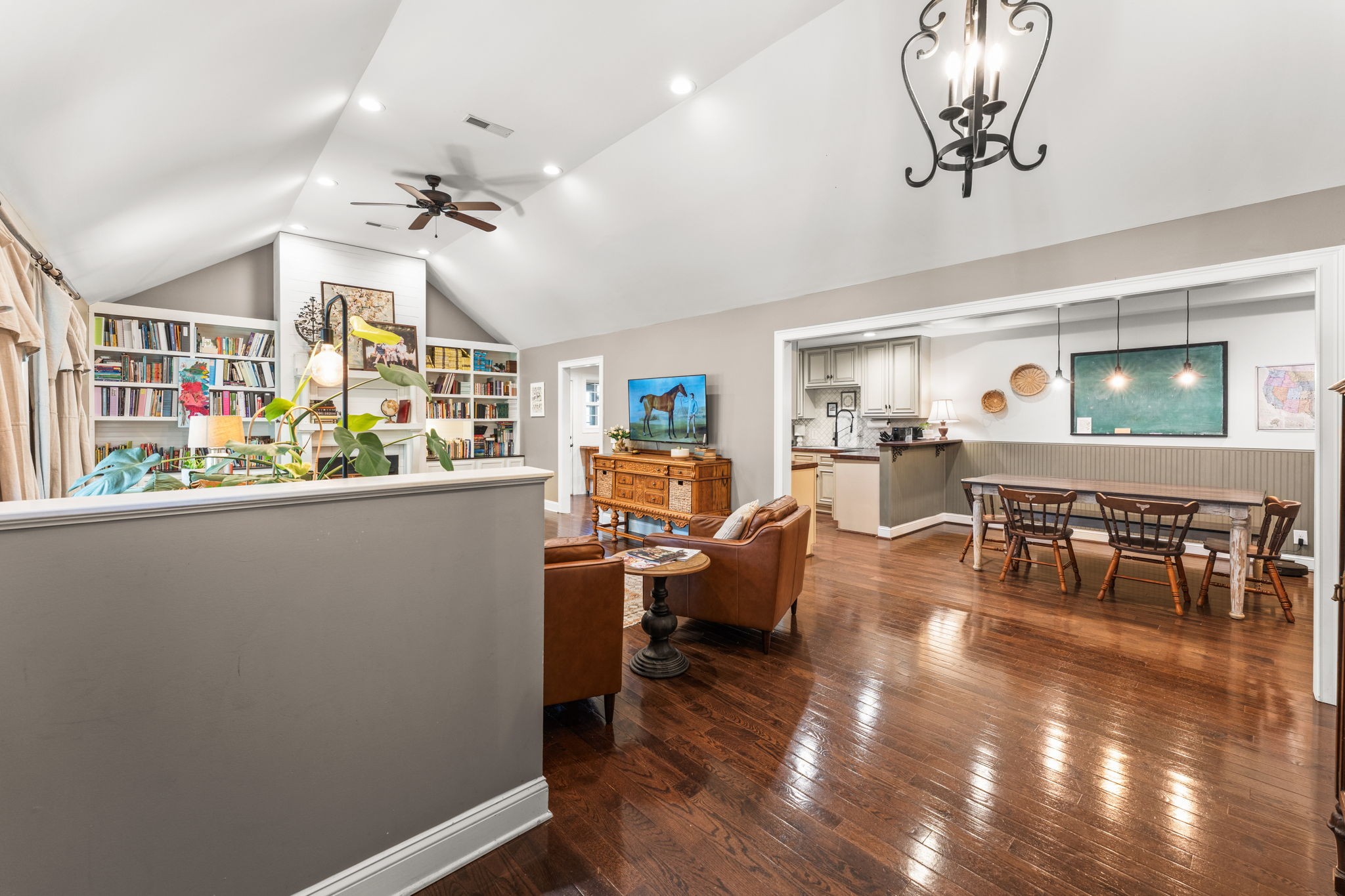 1517 Motlow College Road Normandy, TN 37360 - Photo 15 of 78 a living room with lots of furniture and a chandelier