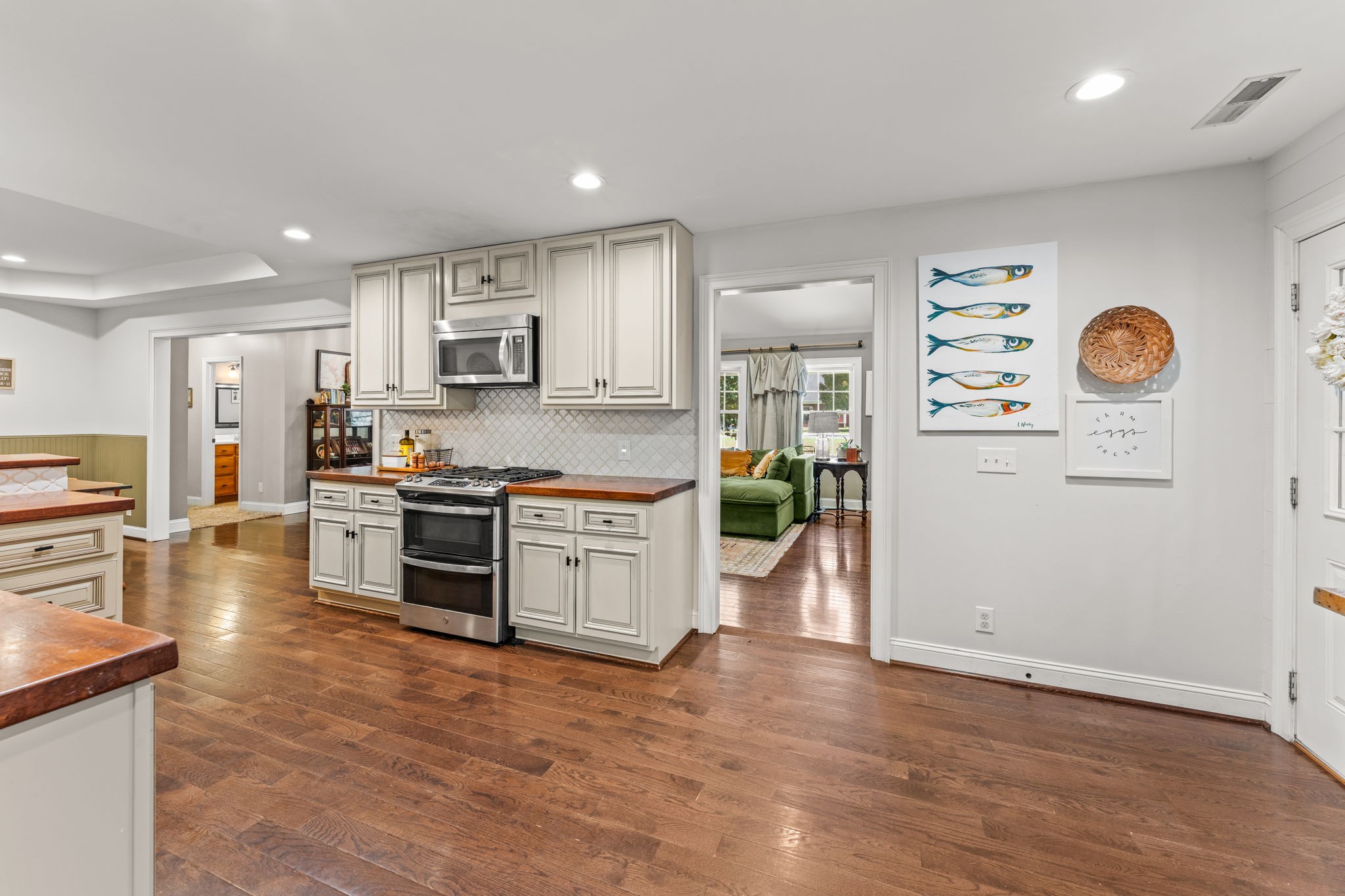 1517 Motlow College Road Normandy, TN 37360 - Photo 24 of 78 a kitchen with a refrigerator and a stove top oven