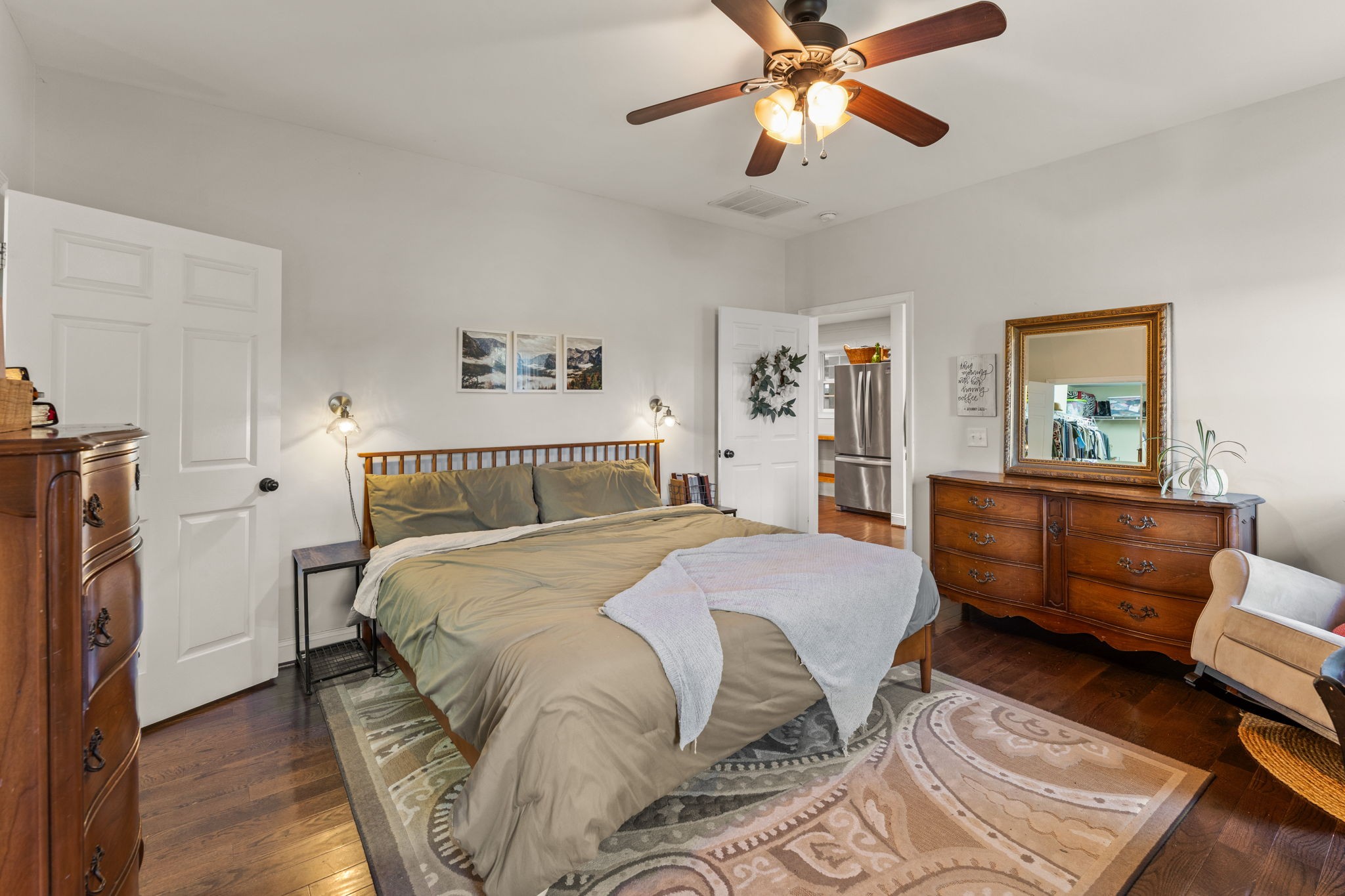 1517 Motlow College Road Normandy, TN 37360 - Photo 33 of 78 a bedroom with a bed and wooden floor