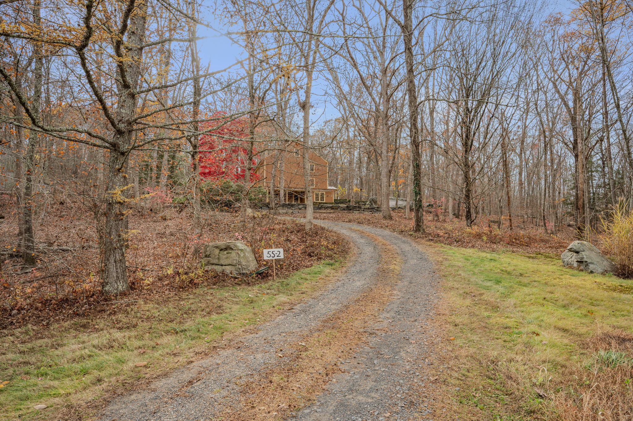 55-2 Beaver Brook Road Lyme, CT 06371 - Photo 3 of 40 Driveway approach