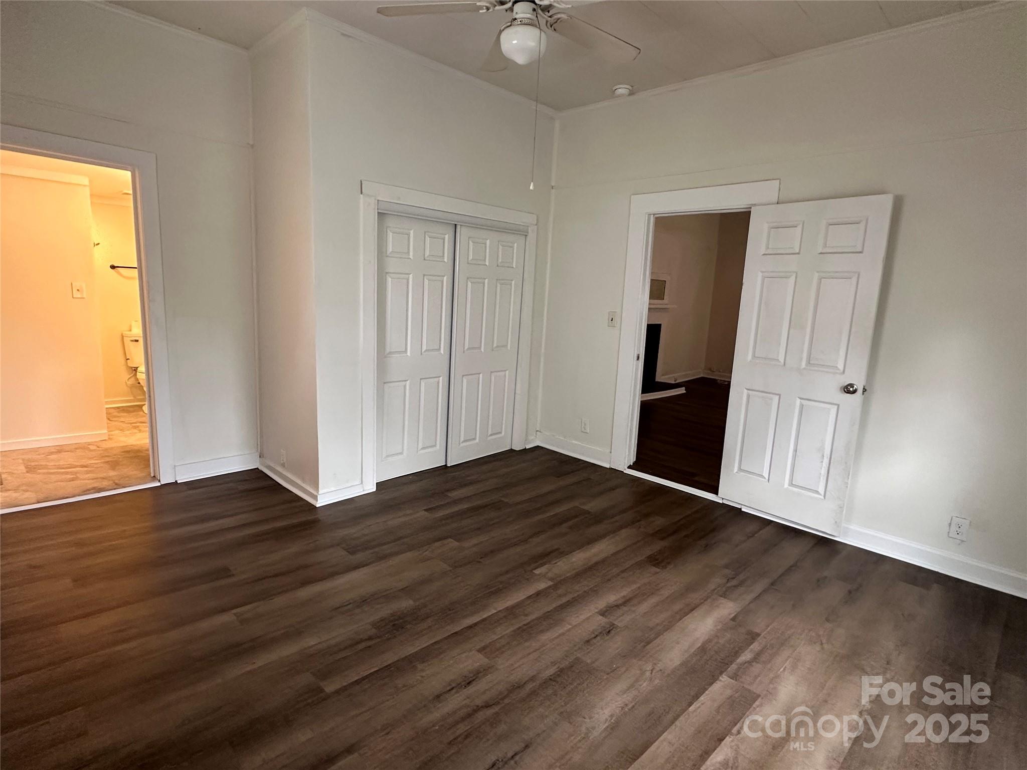 103 Fairview Street Clover, SC 29710 - Photo 12 of 24 a view of empty room with wooden floor and fan