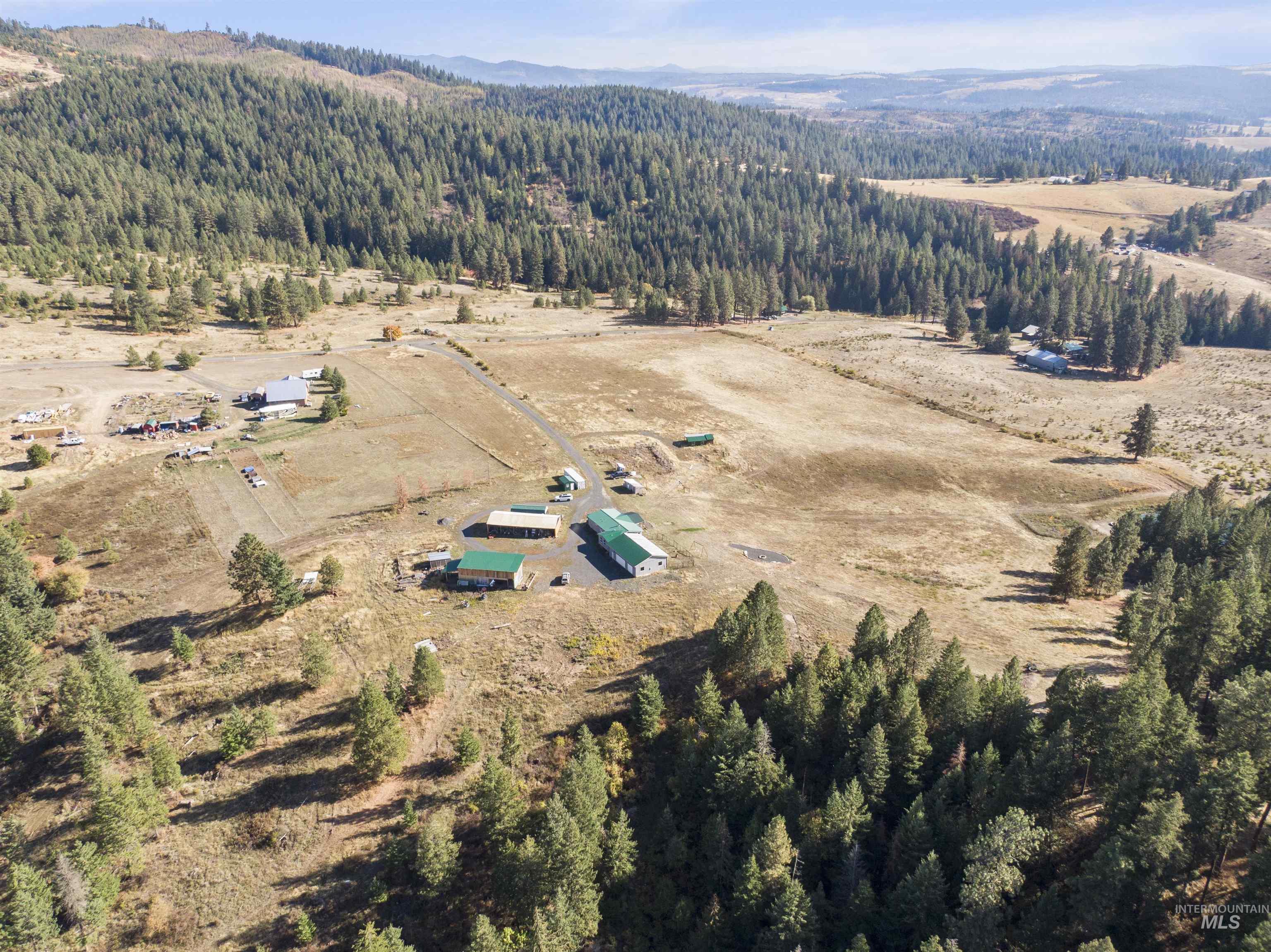 1311 Gold Hill Road Princeton, ID 83857 - Photo 25 of 25 Aerial view of property's location with a forest