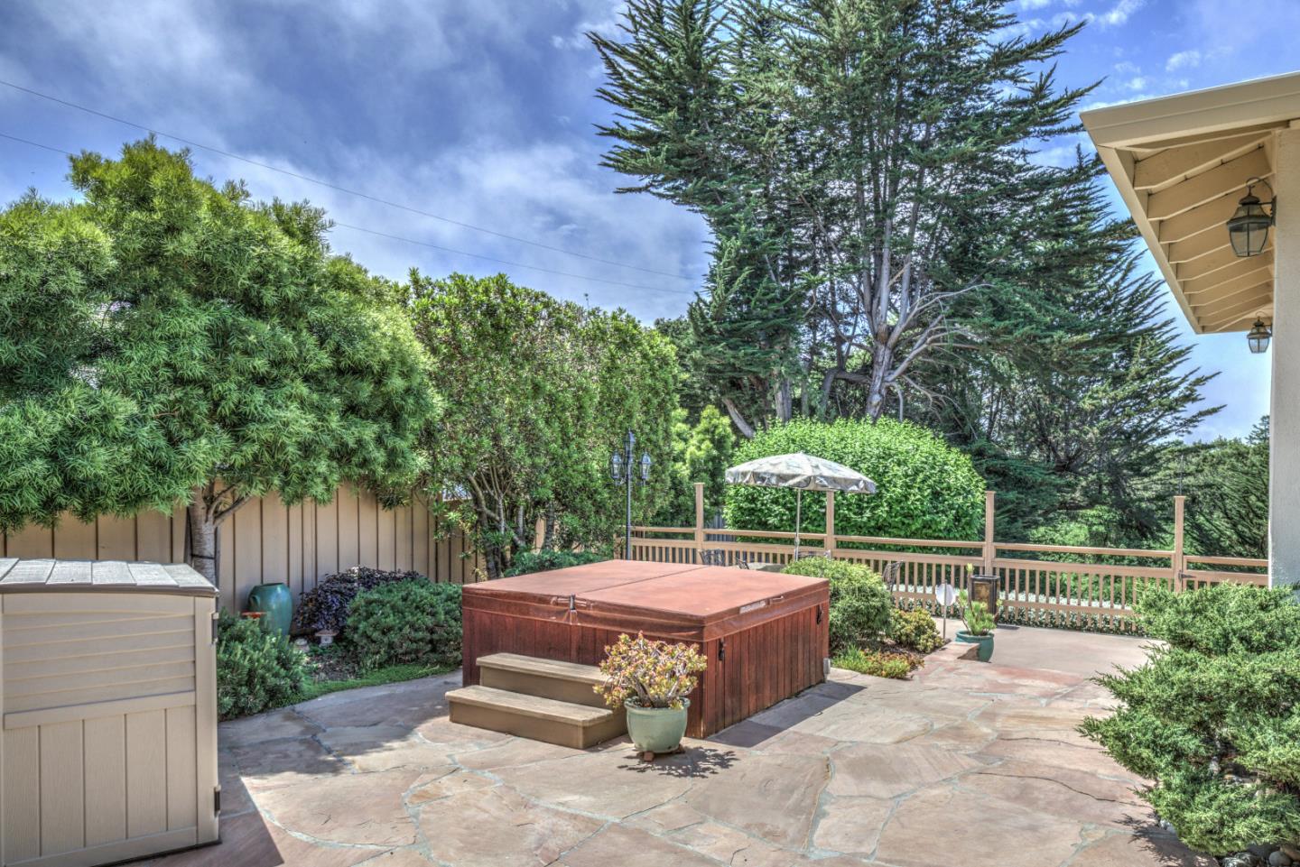 36 Robak Drive Watsonville, CA 95076 - Photo 28 of 39 a view of a backyard with wooden fence and trees