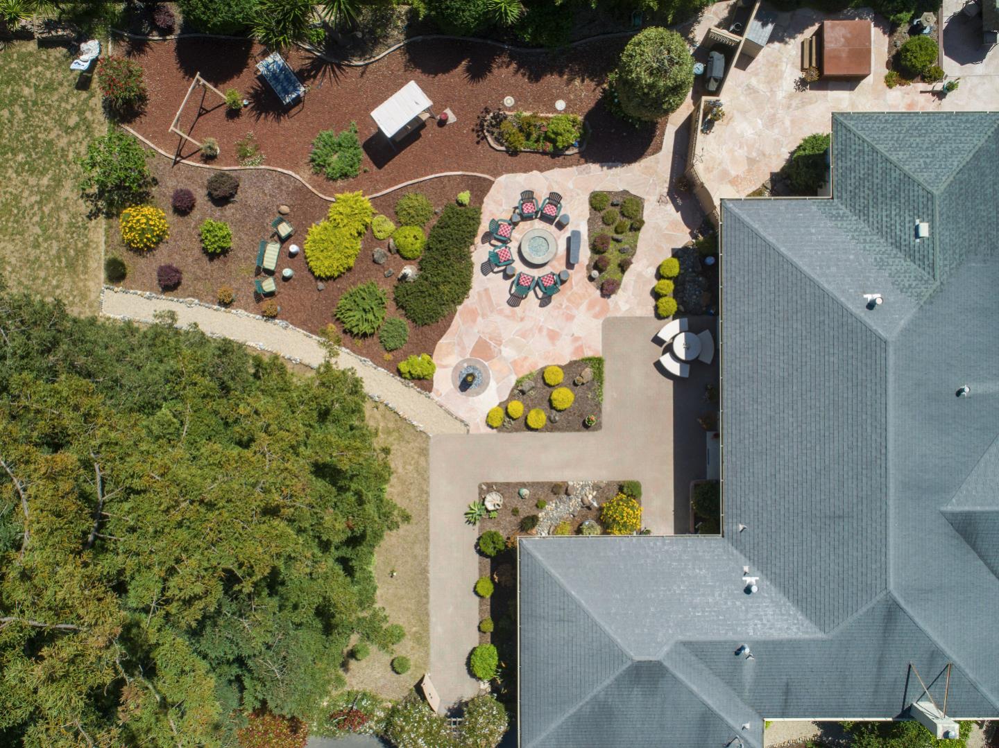 36 Robak Drive Watsonville, CA 95076 - Photo 34 of 39 an aerial view of a house with swimming pool and porch