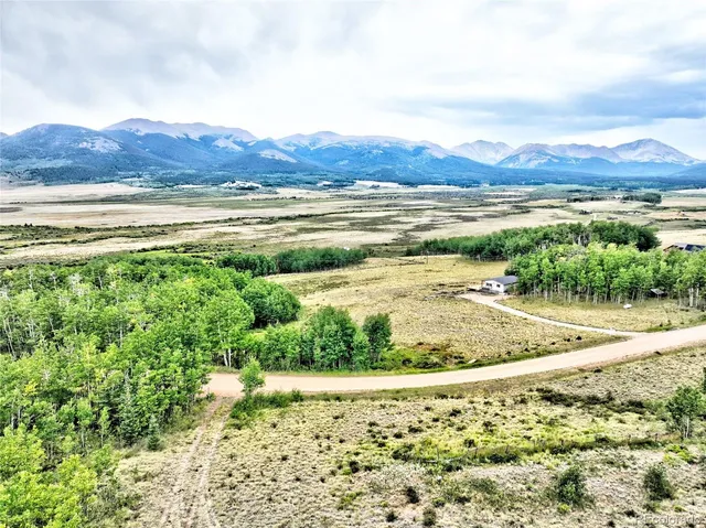 a view of a lake with a mountain