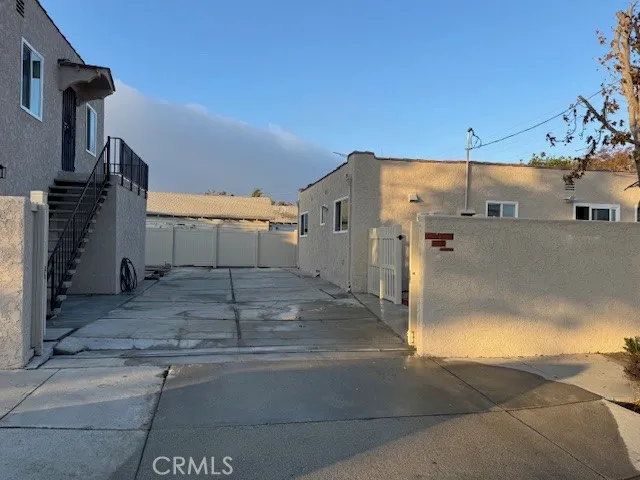 a view of a truck parked in front of a house