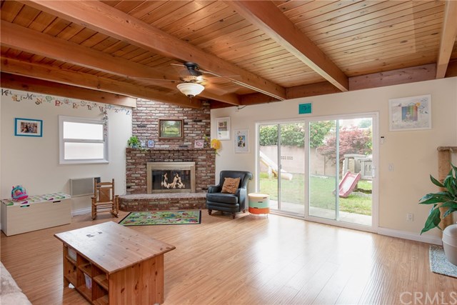 820 West Lemon Street Brea, CA 92821 - Photo 1 of 1 Step down family room with high beamed ceilings & cozy fireplace