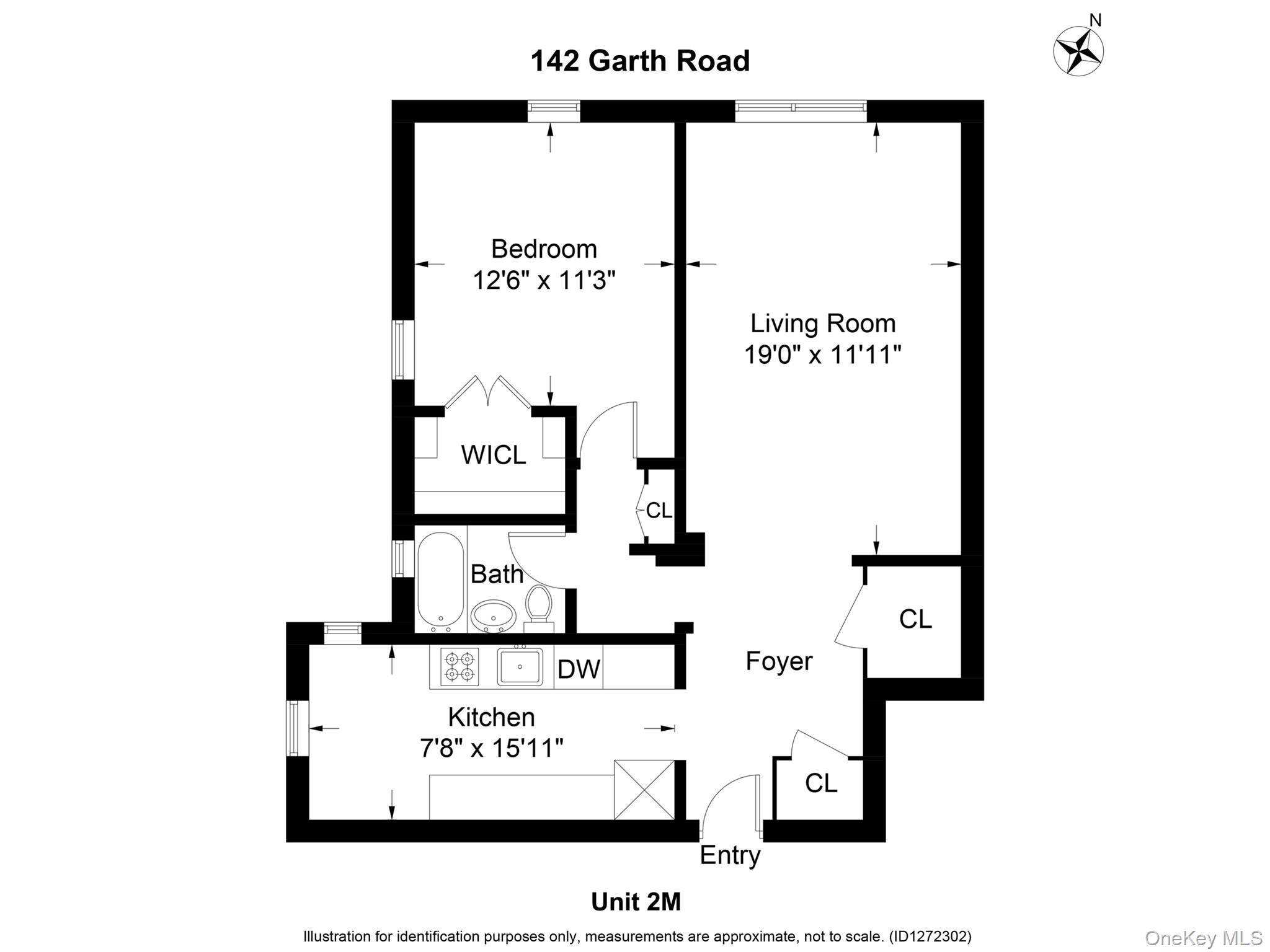 142 Garth Road, Unit 2M Scarsdale, NY 10583 - Photo 12 of 12 a picture of a bench in front of a door