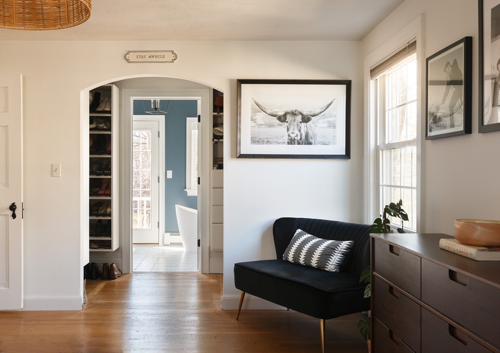 23 Regina Road Newton, MA 02466 - Photo 19 of 33 a view of a livingroom with furniture and windows