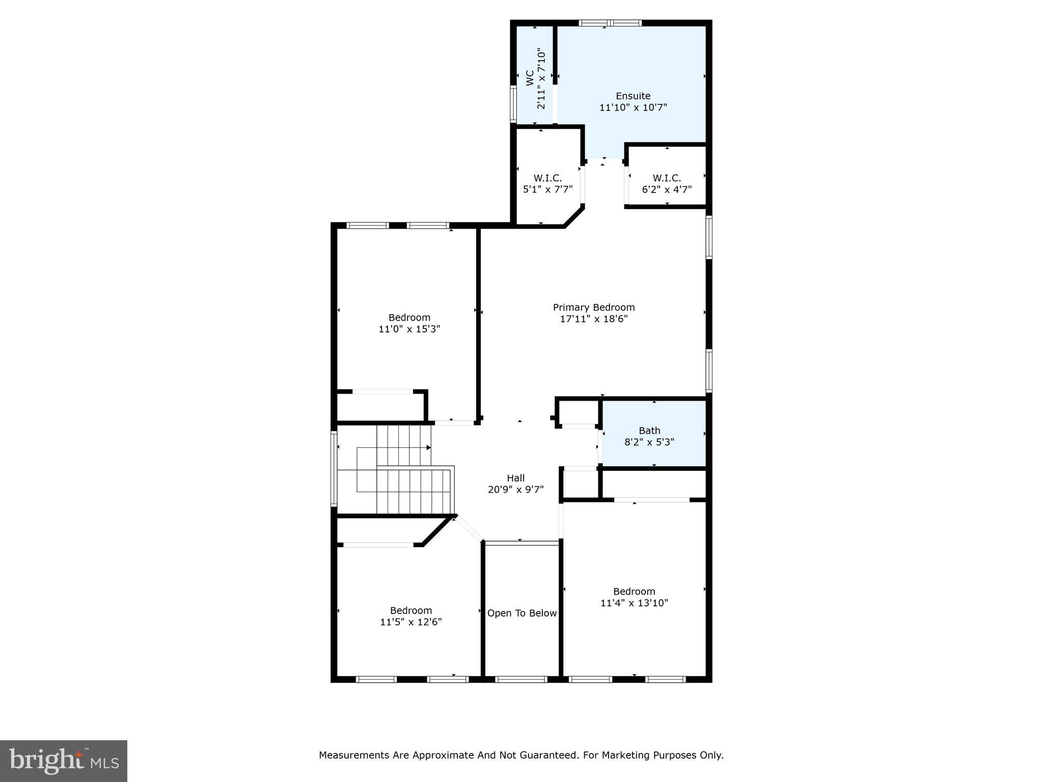 6712 Eldermill Lane Gainesville, VA 20155 - Photo 55 of 56 Upper Level Floorplan