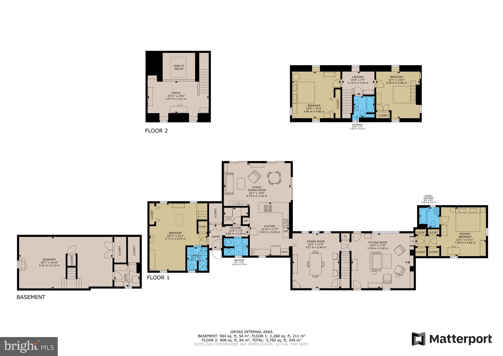 1009 Cloverlea Road Towson, MD 21204 - Photo 65 of 68 Multi-Level Floor Plan