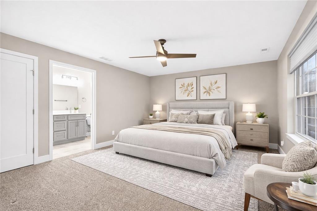 734 Sandstone Way Rostraver Township, PA 15012 - Photo 26 of 50 This image of the primary bedroom has been digitally staged for you.